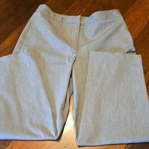 Talbots Size 12P Stretch Wide Leg Gray Pants